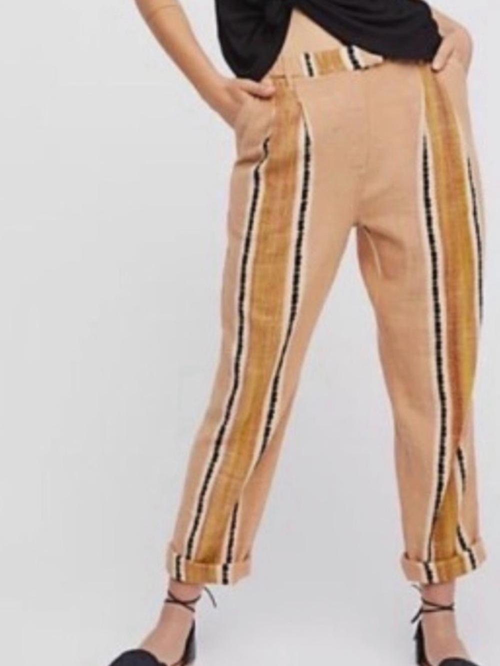 Free People Out and About Trouser striped pants
